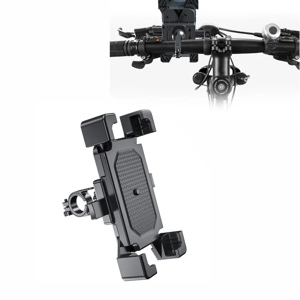 

Adjustable Bike Phone Mount Easy To Install Anti Shake Handlebar Phone Mount Shakeproof Easy to install for 4.5-6.3 Inch Phones