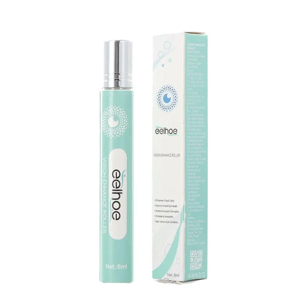 1X High-end 8ml Quickly Restore Vision Enhance Roller Promotes Clearer Eyesight Mild Relax Massage Fatigue Relief For Eye Care