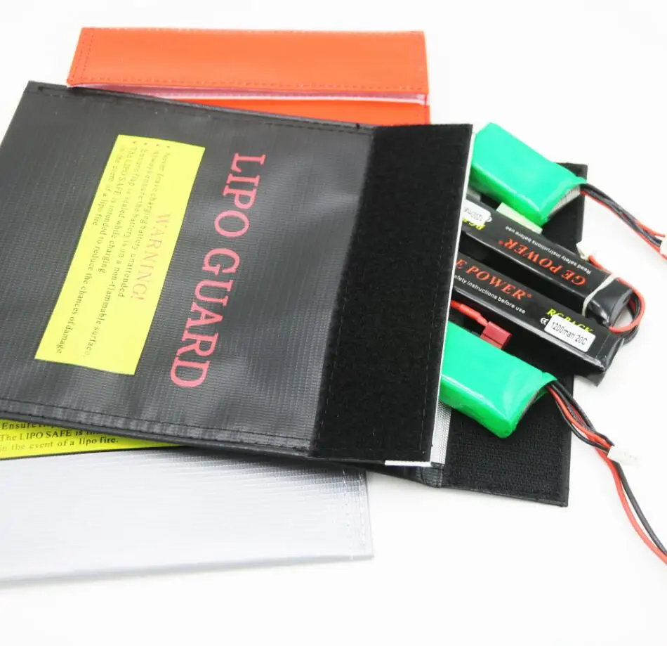 High Quality Battery Explosion-Proof Bag LiPo Battery Safety Bag Safe Guard Charge Sack 18x23cm 30x23cm