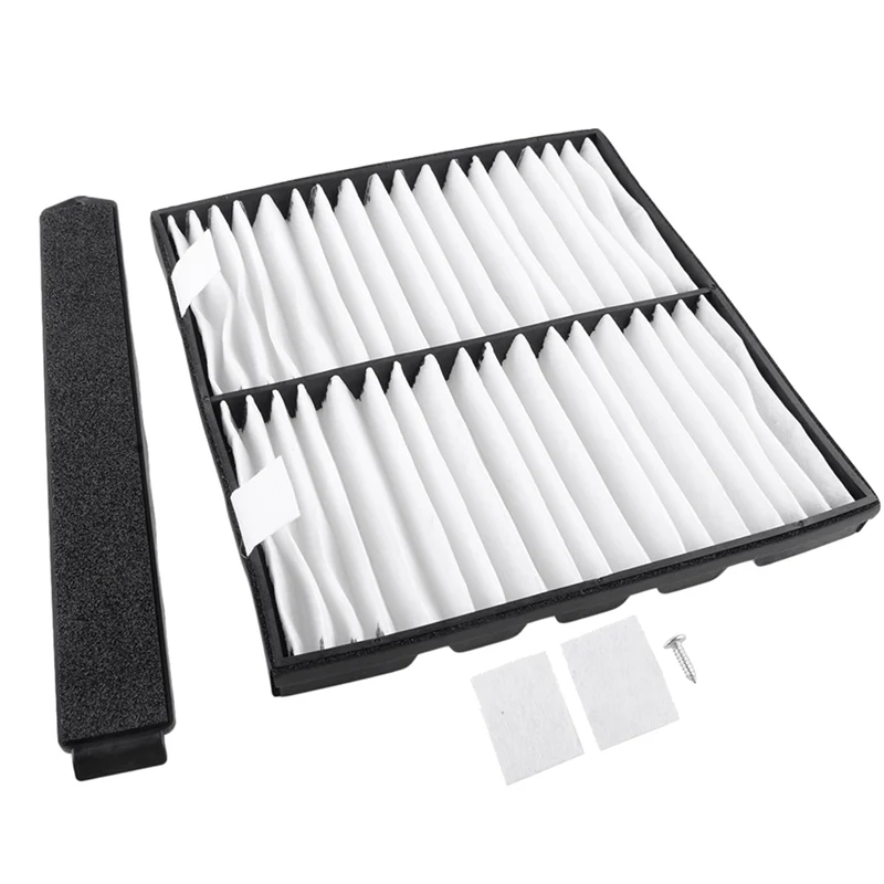 22759208 Cabin Air Filter Cover Plate Set Fit for GMC Sierra Yukon Cadillac Escalade Chevrolet Avalanche Silverado Tahoe