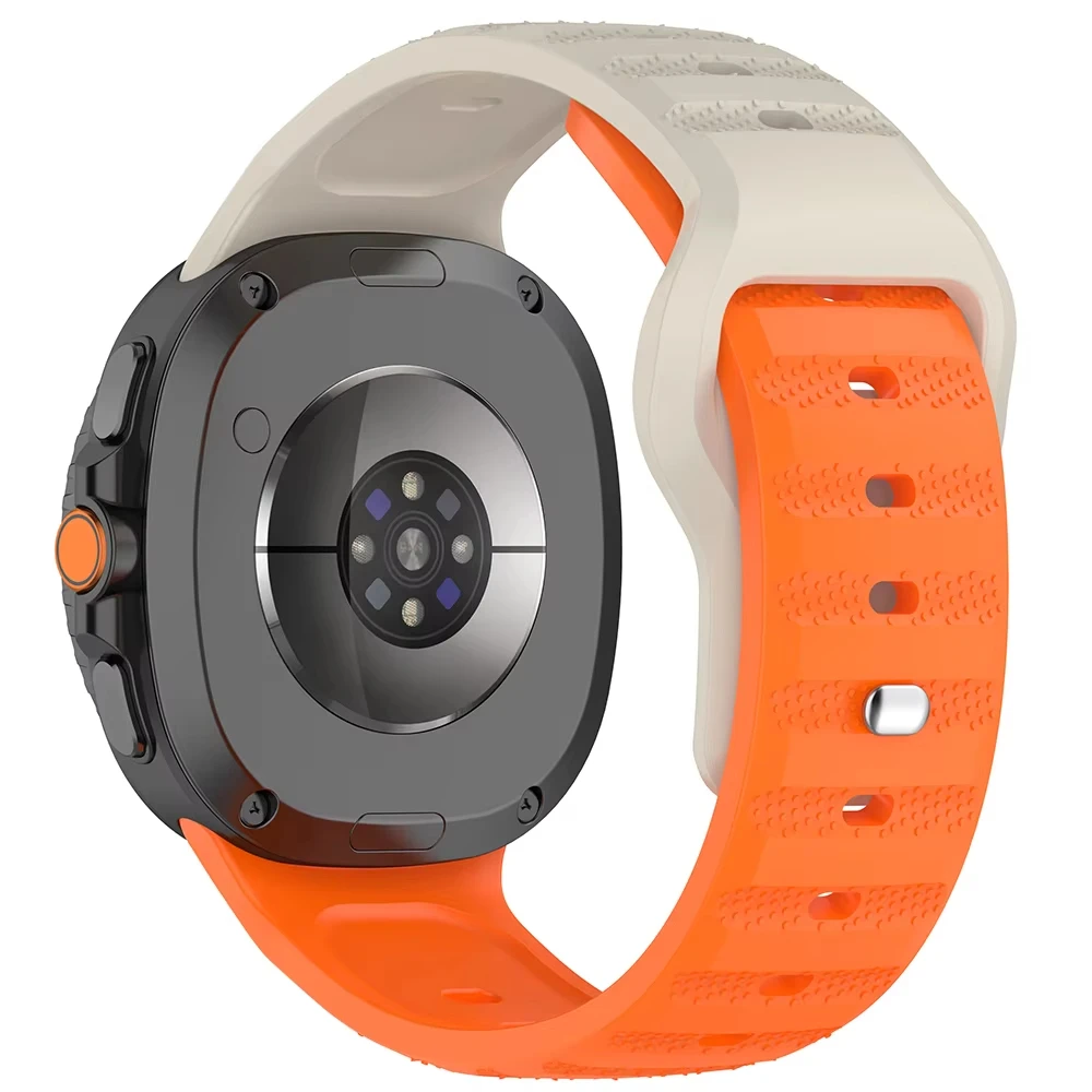 Embossed Texture Silicone Sport Band For Samsung Galaxy Watch 9 8 40mm 44mm 8 Classic 46mm Ventilated Airflow Holes Sweatproof