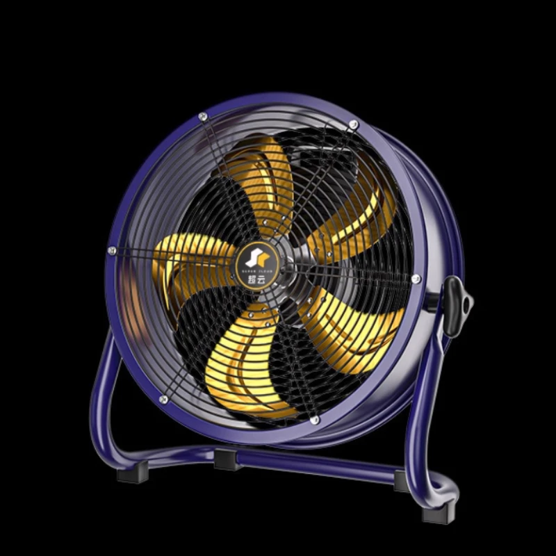 20 Inch Floor Fan, Powerful Cylindrical Large Fan Industrial, High Power Industrial Fan Countertop Commercial Circulator Fans