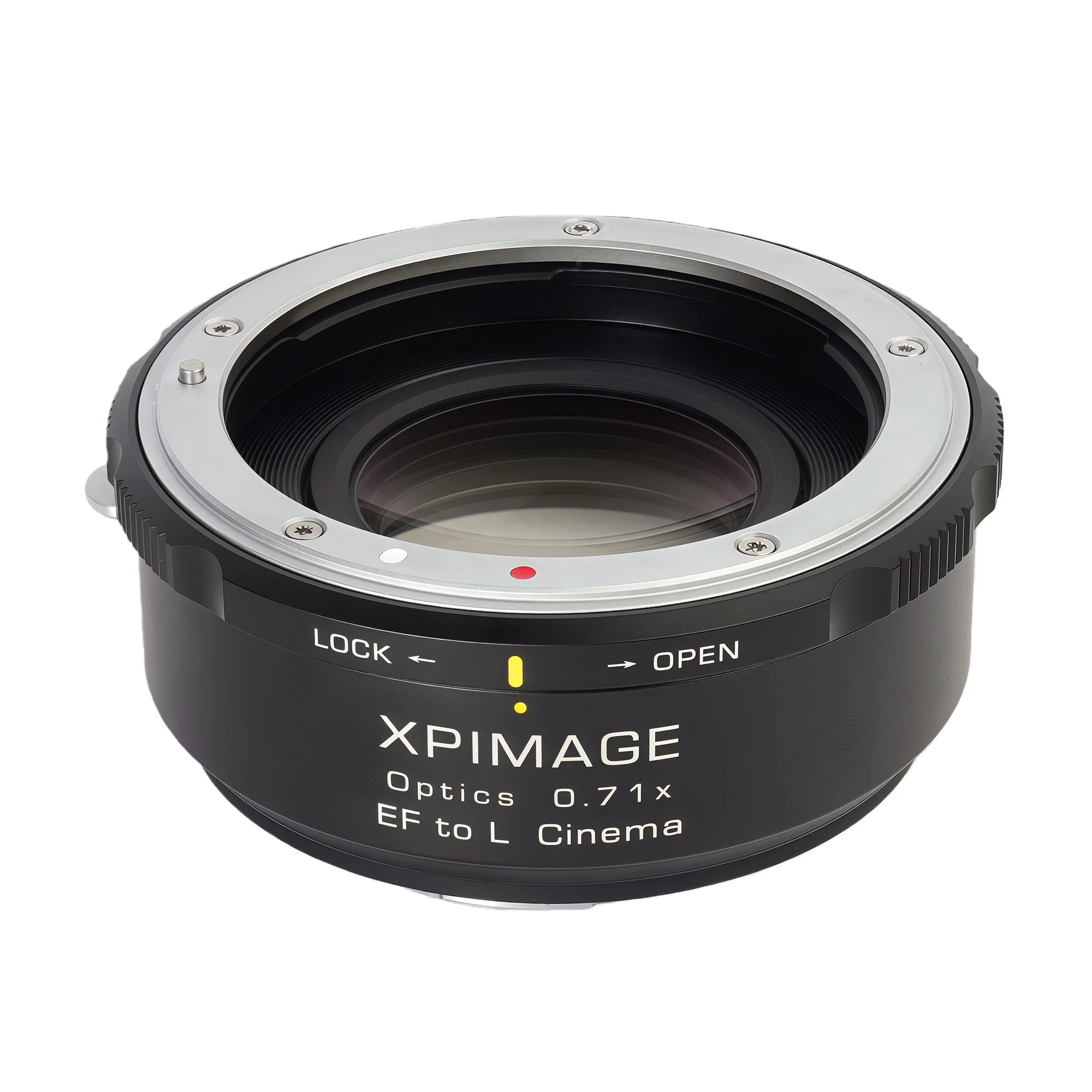 XPIMAGE Speed Booster 0.71X Optical Focal Reducer Lens Mount Adapter Convert Canon EF to Leica L Mount S35 Cinema Cameras