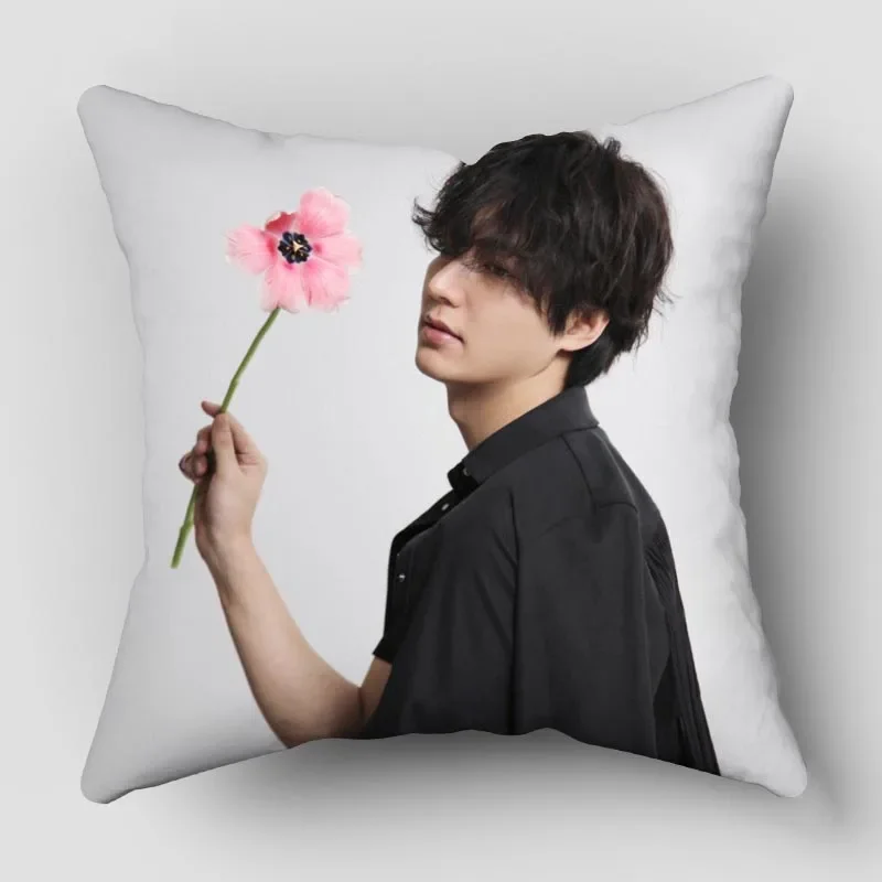 غطاء وسادة بسحّاب ، غطاء وسادة بسحّاب غير مرئي ، غطاء مزخرف ، للمنزل ، موديل minho ، 45x45 ، لي