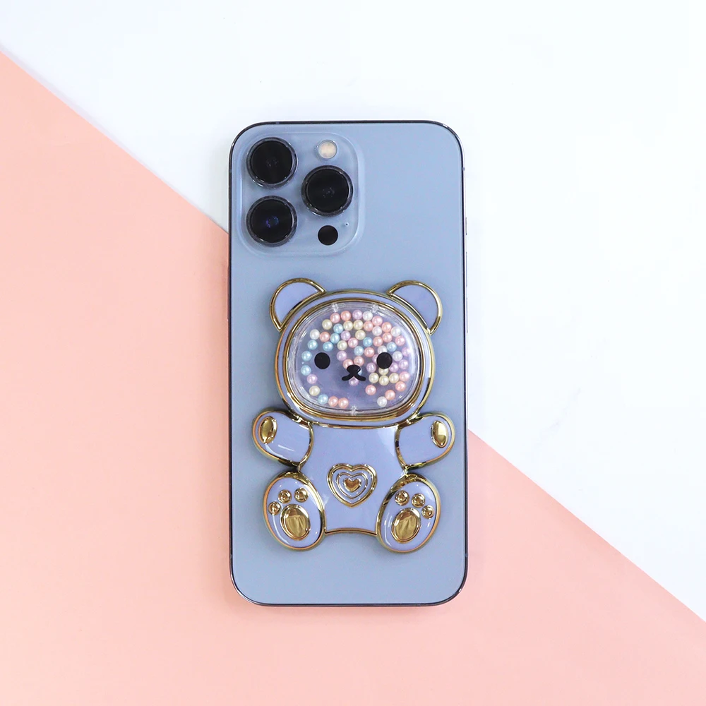 Bär Handy Halterung Cartoon Zurück Aufkleber Direkt Handy Zubehör