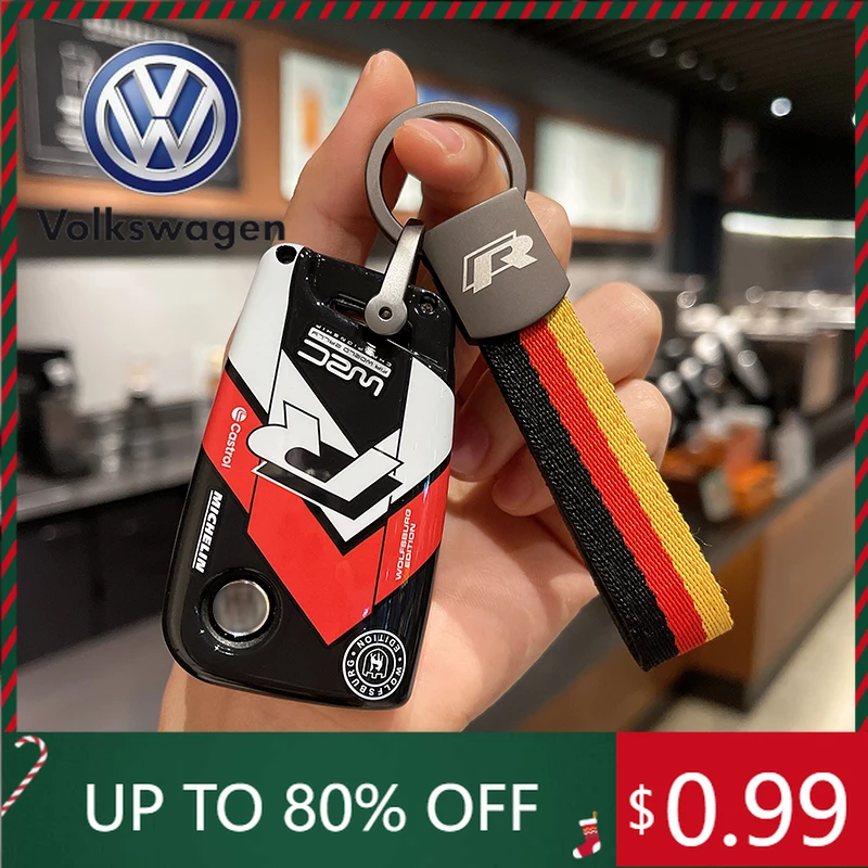 

Чехол для ключей от автомобиля VW Volkswagen Jetta MK5 для VW Volkswagen/Polo/Tiguan/Passat B5 B6 B7/Golf 7 MK/Jetta, защитный держатель для ключей
