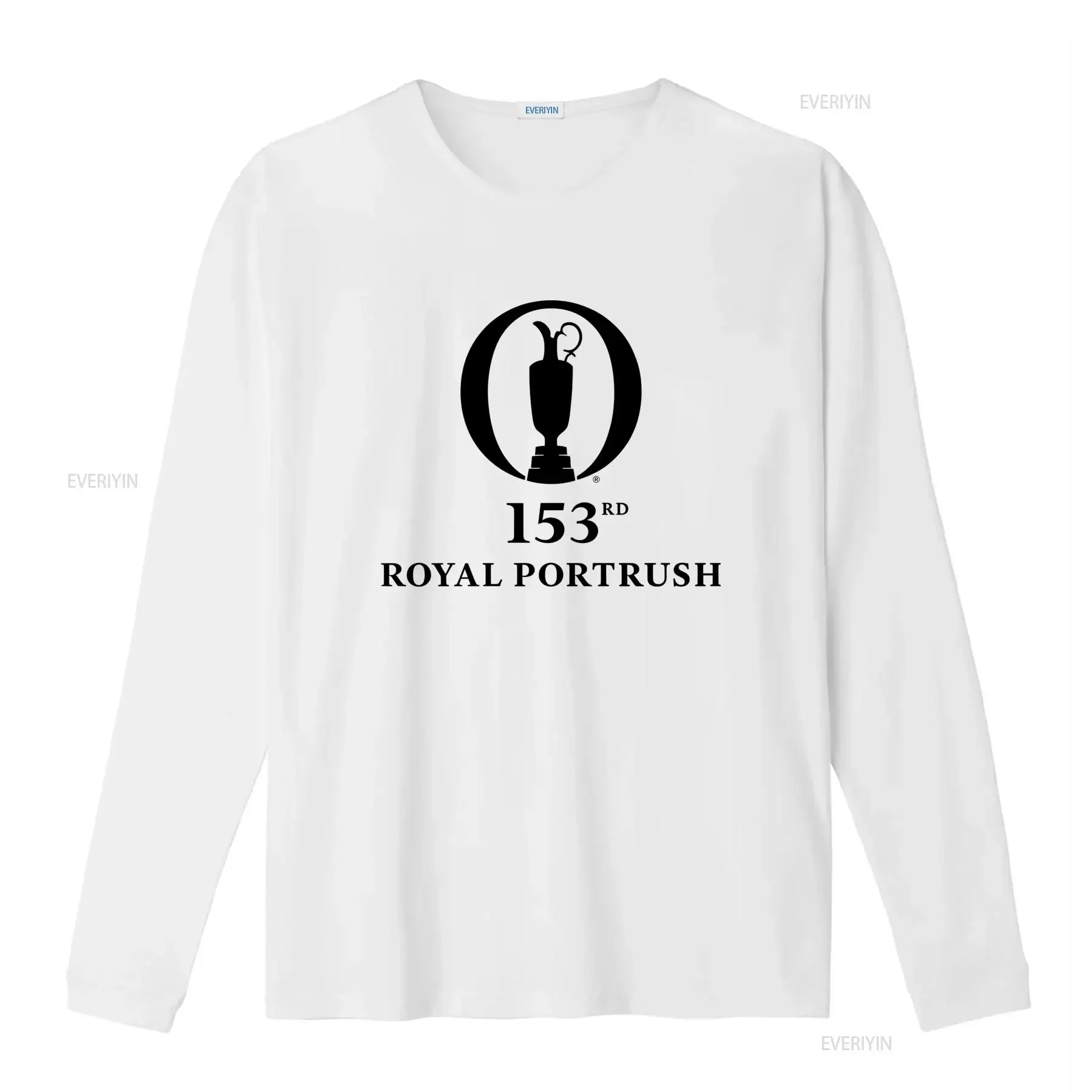 2024 HOT NEW The 153rd Open Royal Portrush Primary Logo Casual T Shirt vintage Washed Unisex Stylish fashion