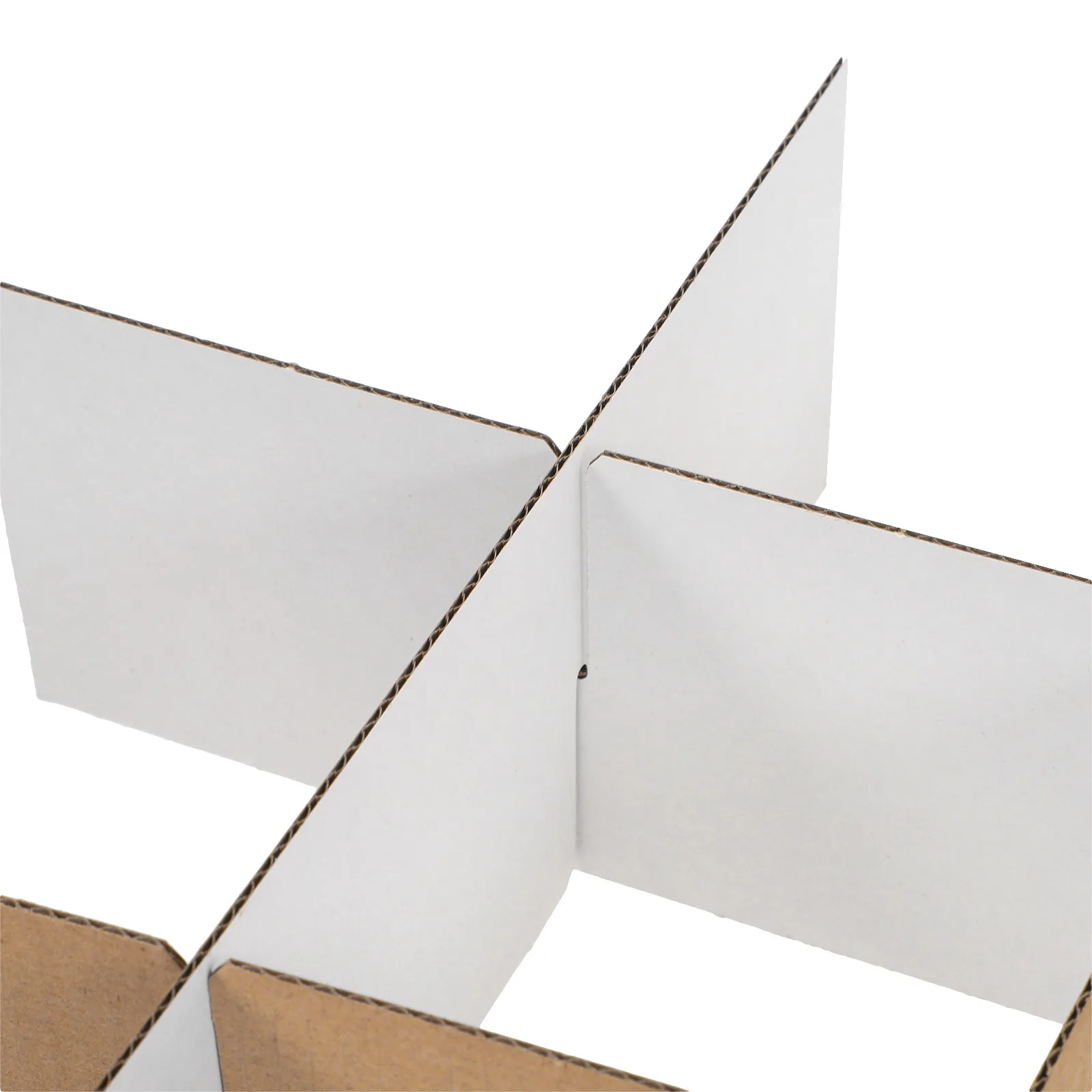 6Pcs Cardboard Boxes Divider Grid Design Packing Box Protectors Moving Supplies Packing Edge Reinforcements Safe Shipping