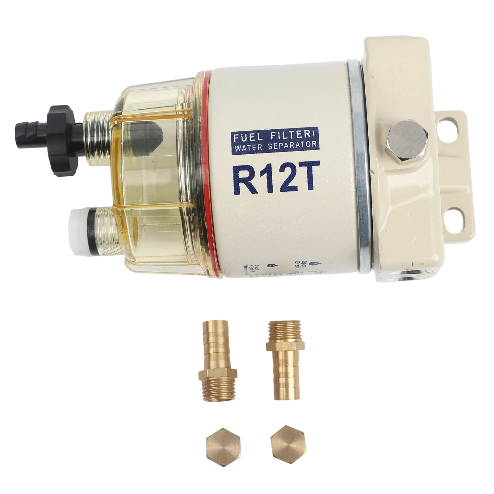 Spin-on Filter Marine Fuel Filter Marine Fuel System Maximum Flow Rate 15 GPH Aluminum Construction For Caterpillar-C0.5