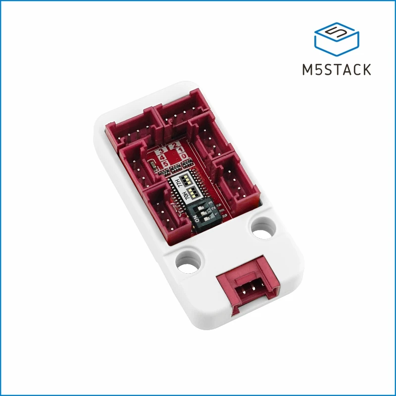 M5Stack Official I2C Hub 1 to 6 Expansion Unit  V2.1 with DIP Switch(PCA9548A)