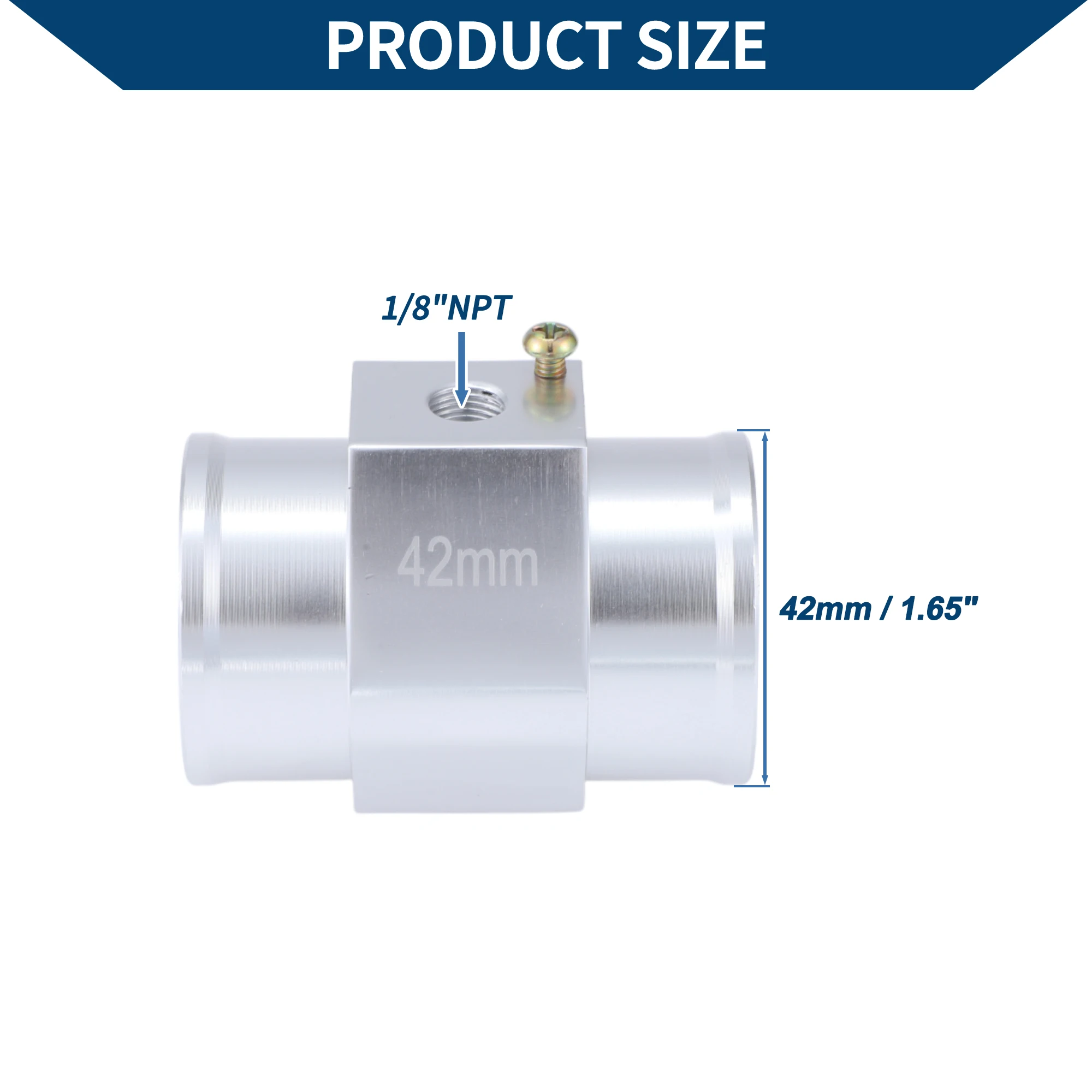 UXCELL Kit de sensor de temperatura del agua 1/8 "NPT 1,65" 200'F encendido - 185'F apagado enfriamiento automático del radiador