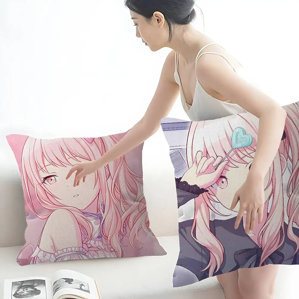 P-Project S-SEKAI Mizuki Akiyama Personalized Pillow Cover Kids Bedroom Wild Party Decor Pillowcase kid Birthday shower Gift
