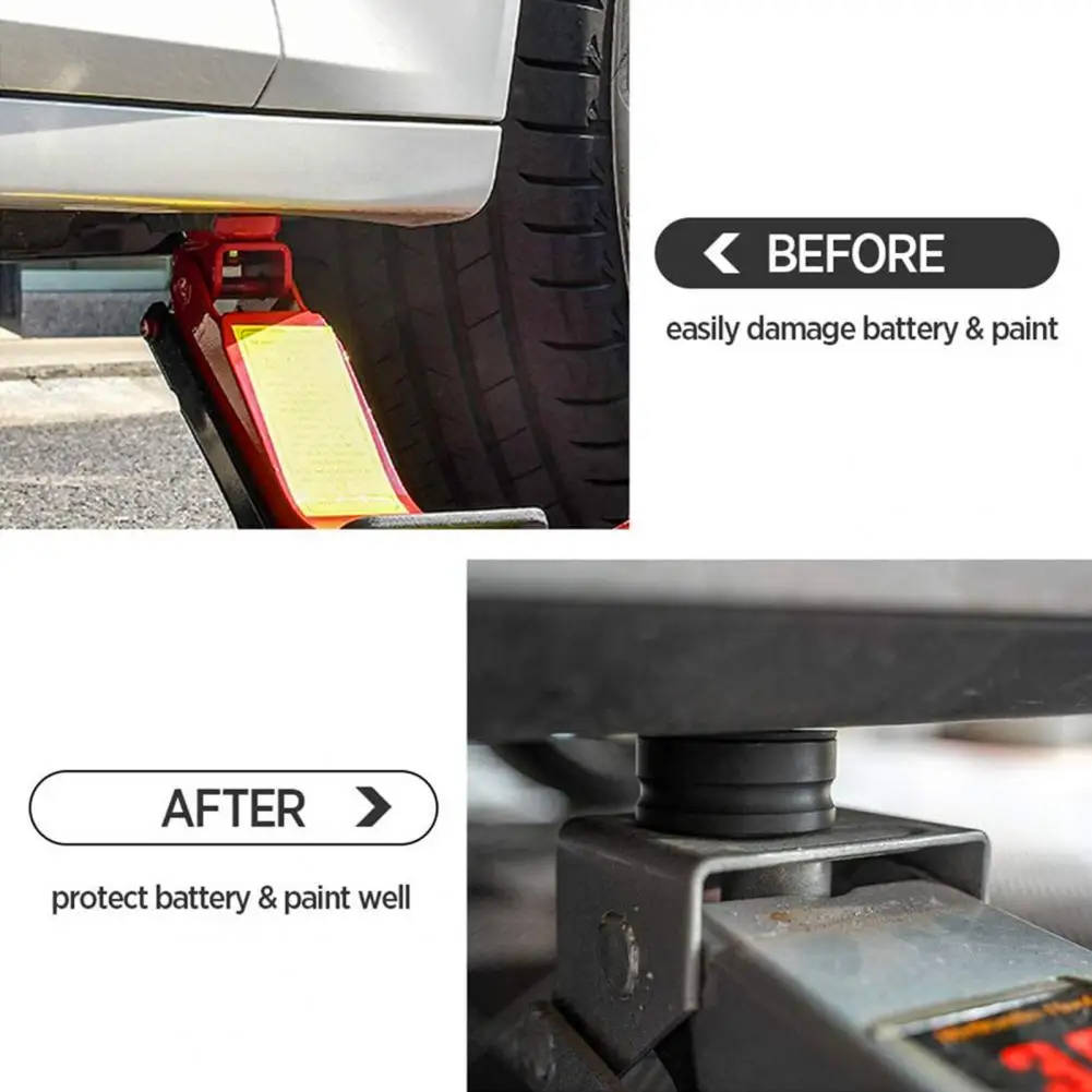 Rubber Jack Block Support Durable Lift Jacking Pad Adapter for Tesla Model 3/Y