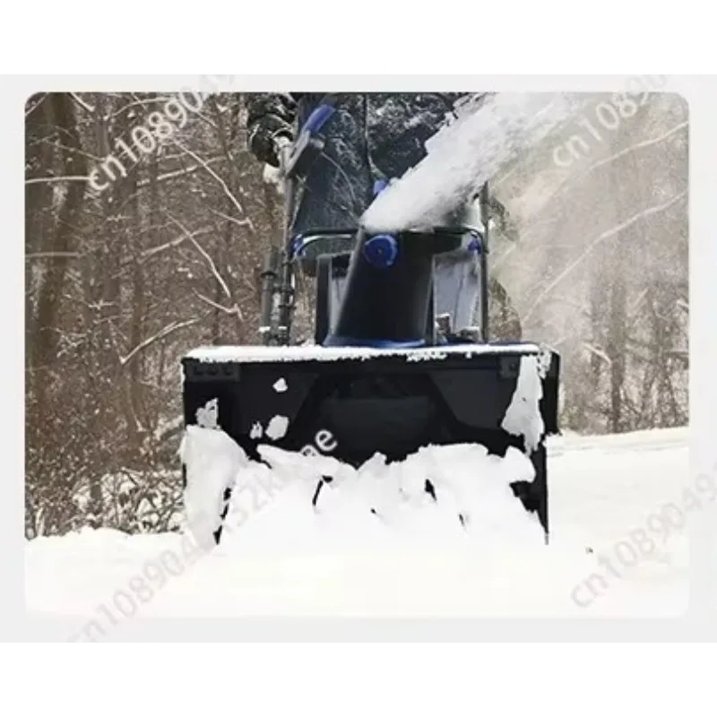 Hand Push Electric Snow Blower, Electric Snowplow Snow Sweeper Shovel for Courtyard & Street Snow Removal