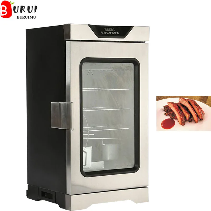 

Fish Meat Smoking Oven Electric Meat Sausage Bacon Smoker Machine Meat Smoked Furnace