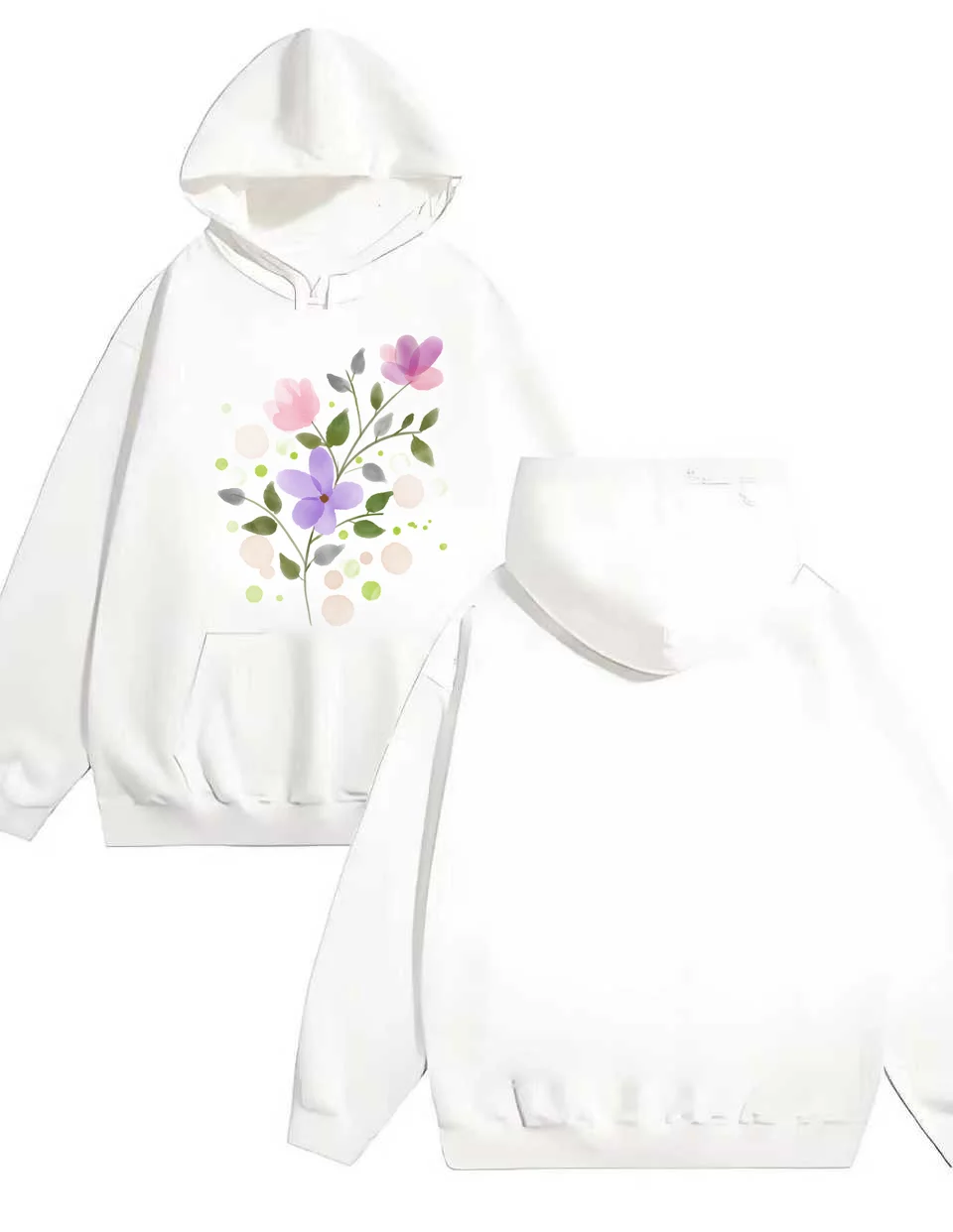 

Новая модная сверхпрочная толстовка с капюшоном емкостью 320G и цветочным принтом подходит как для мужчин и женщин.