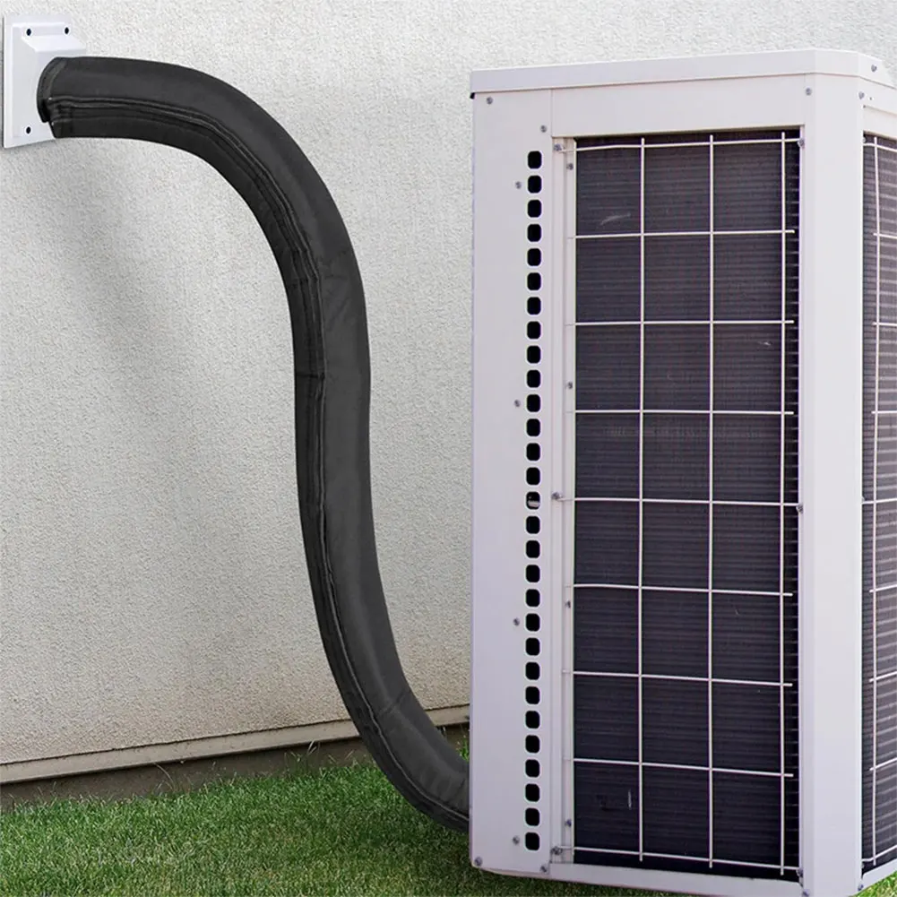 المحمولة التيار المتناوب خرطوم العزل كم مكيفات الهواء غطاء خرطوم معزول التفاف أنبوب نحاس HVAC غطاء عازل حامي