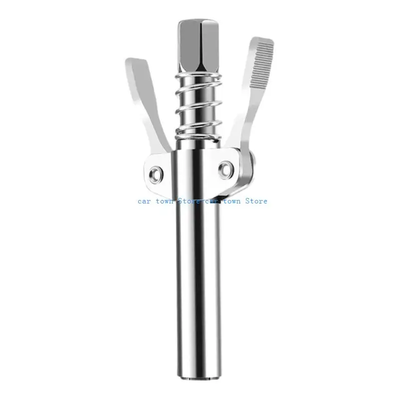 

RXJE Double Handle Grease Coupler Locking Pliers Type Grease Nozzle Oil Injector Nozzle Stainless Steel Grease Tool Tips