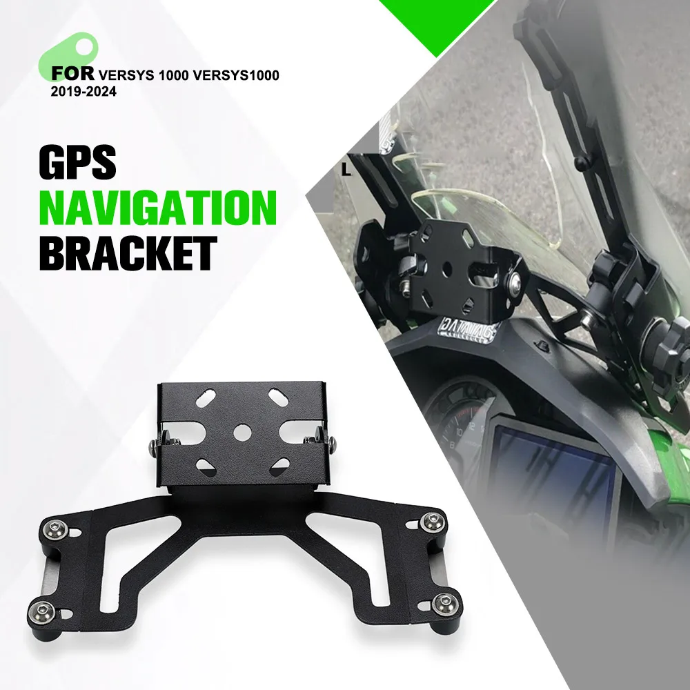 

Motorcycle Accessories Phone GPS Navigation Bracket Holder For KAWASAKI Versys 1000 Versys1000 2019 2020 2021 2022 2023 2024