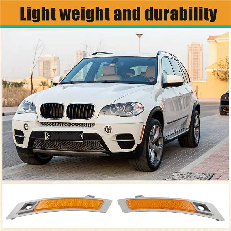 

Отличный-63147232422 63147232421 для BMW X5 E70 LCI 35D 35I 50I Xdrive SAV 2011-2013, крышка переднего бампера, отражатель, лампа