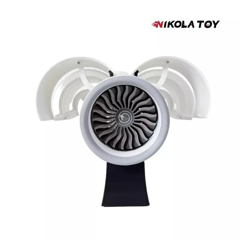 35cm Rolls-Royce Trent900 Turbofan Engine Model Airbus A380 Desktop Ornament Gift