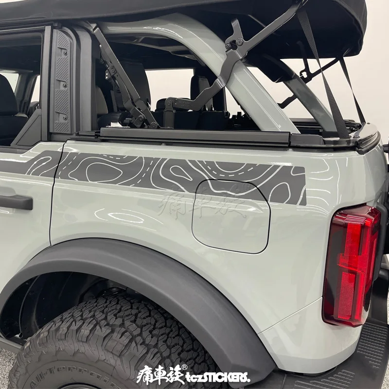 New car stickers FOR Ford bronco 2022 modified body off-road sports dedicated decal film accessories