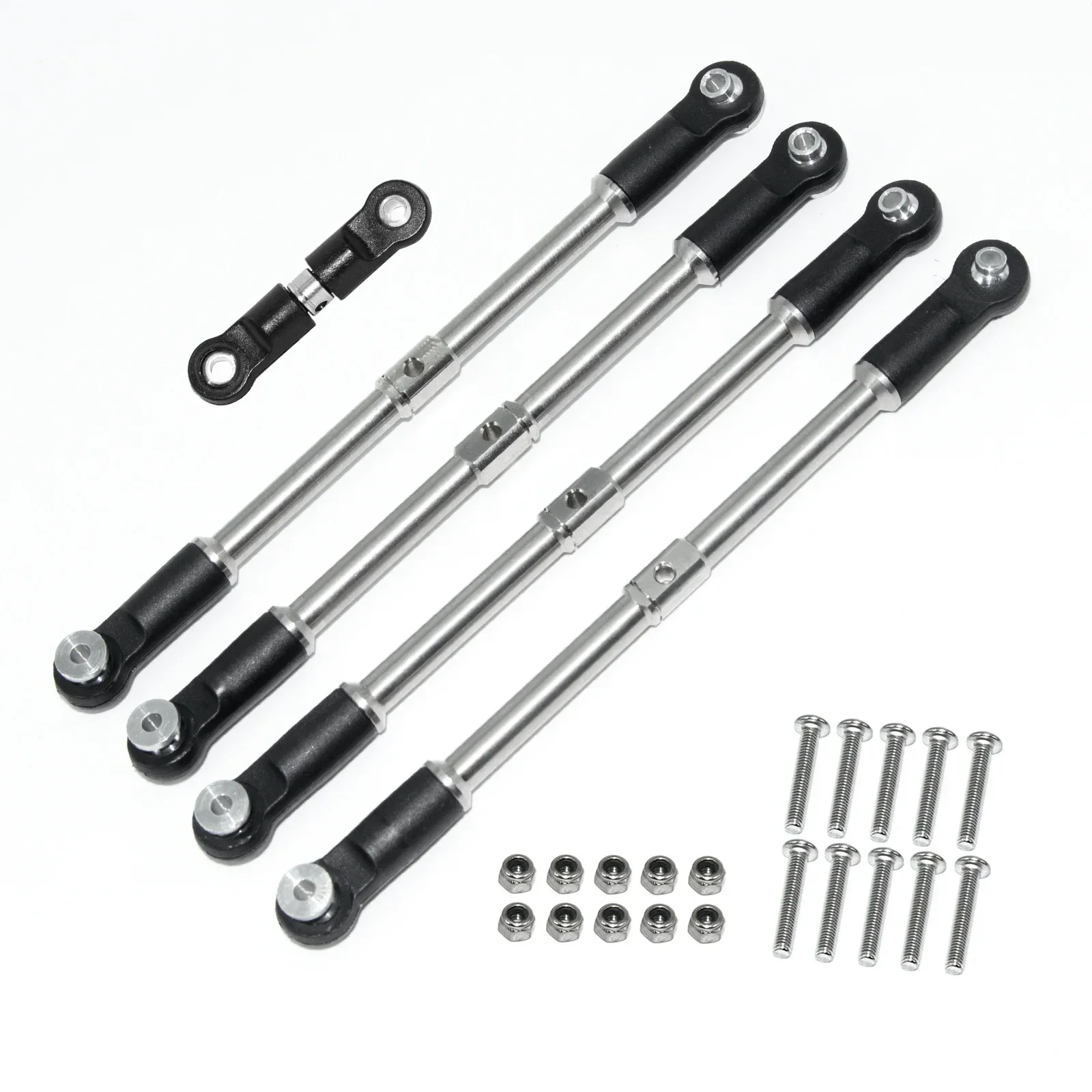 

5pcs Steel Turnbuckles Camber/Toe Links for Arrma 1/8-1/7 BIG ROCK Outcast | Heavy-Duty Upgrade Kit | RC Car Suspension Parts