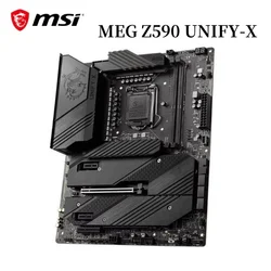 For MEG Z590 UNIFY-X motherboard Intel Z590 CPU 64GB DDR4 LGA1200 i9/i7/i5/i3 USB3.0 SATA3 desktop mainboard Windows 10 Used