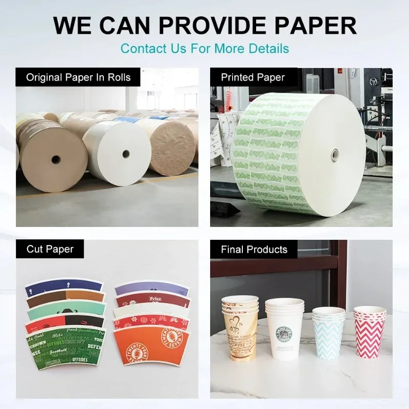 Automatic High Speed 2 4 6 Color Flexo Printing Machine Plastic Film Paper Flexographic Printer Blank Paper Cup Printing Machine