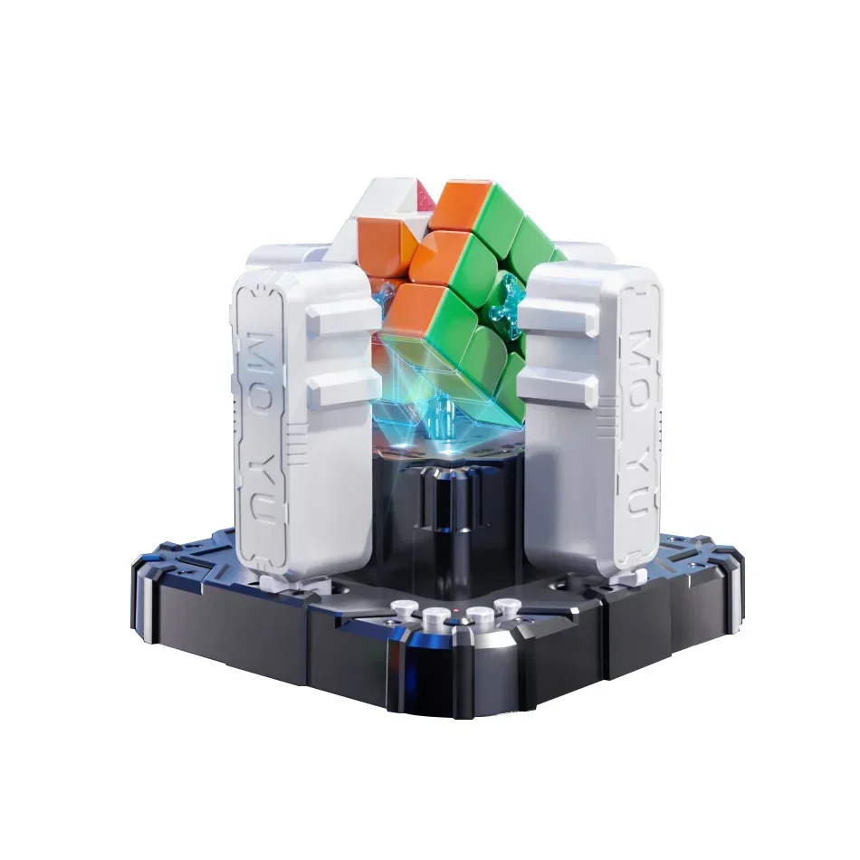 MoYu-Cube Robot Magic 3x3x3, Solimplémenté, AI, Auto Scramble, Série d'emballage avec divers jeux délibérés, Jouets de puzzle amusants