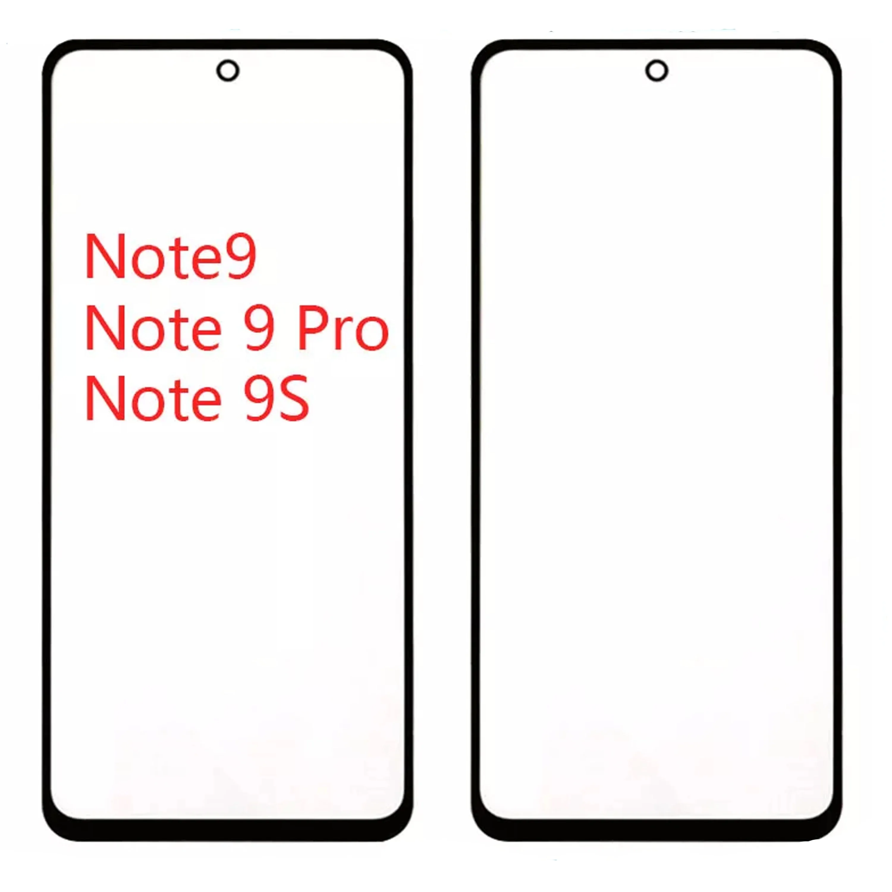 New For Xiaomi Redmi Note 9S / Note 9 Pro Touch Screen LCD Front Outer Glass Panel Lens Note9 Touchscreen Glass Cover Replace