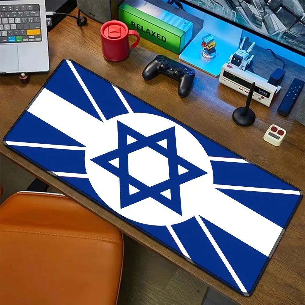 

Flag Of Israel Mouse Pad Rubber Mat Laptop Xxl Mousepad Notebook Gamer Computer Table Gaming Accessories