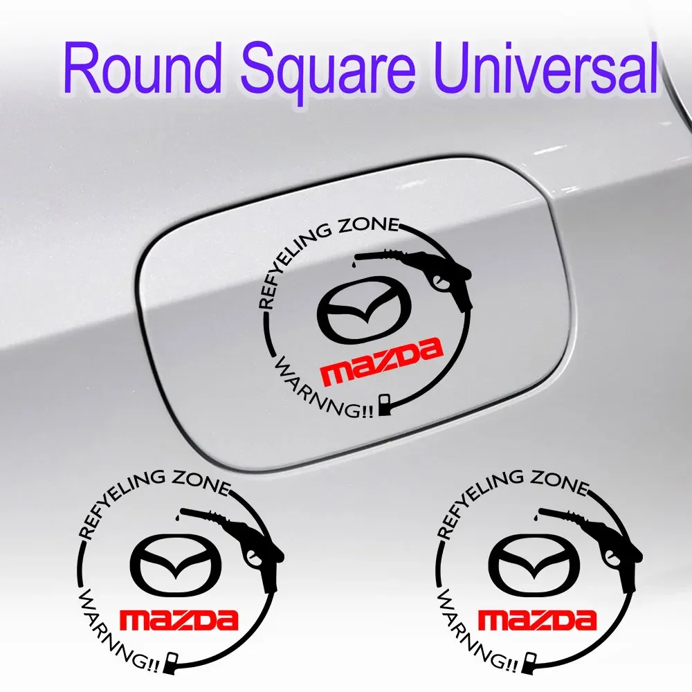 

Car Styling PVC Vinyl Fuel Tank Cap Decoration Sticker for Mazda 3 Mazda 6 CX-5 Car Exterior Accessories