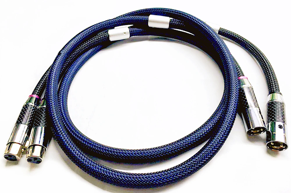 Furutech Lineflux Series Audio XLR Balance Cable Carbon Fiber Plug for HiFi CD Player Amplifier