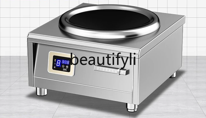 

Commercial Induction Cooker High Power Concave Induction Stove Hotel Restaurant Stir-fry Tabletop Electric Stir-fry Stove