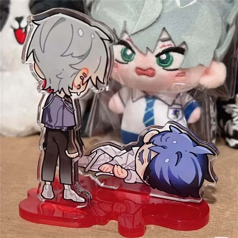 8 سنتيمتر أنيمي الغريبة المرحلة حتى لوكا إيفان هيونا تأثيري الاكريليك الشكل حامل نموذج لوحة زخارف مكتب