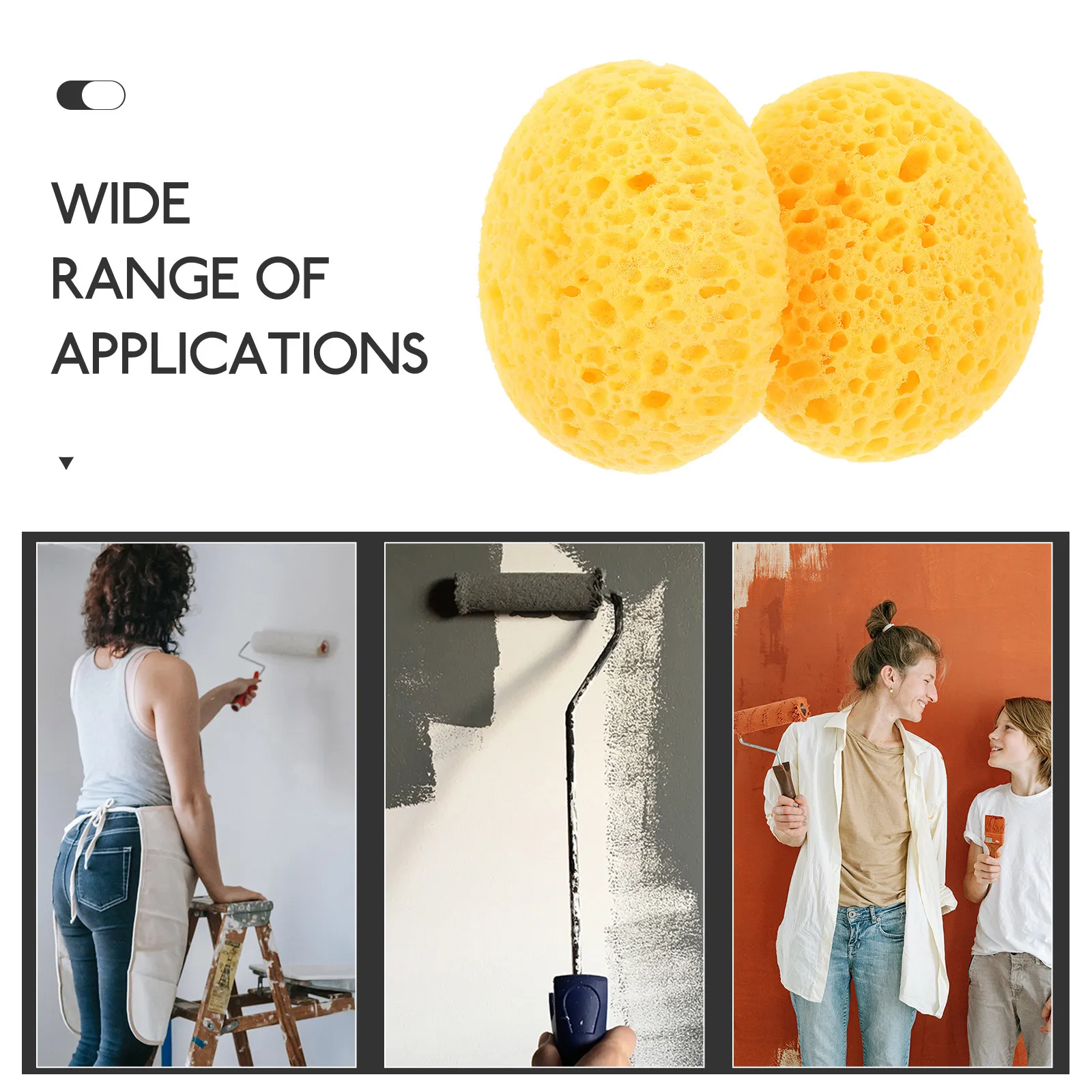 2 Pcs Texture Sponges Dry Wall Patch Kits Home Decor Painting Sponges For Decorating Tdrywall Wall Patch Ceiling Texture Sponge