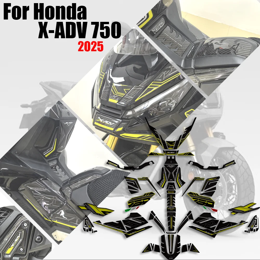 ホンダ-x-adv-750-アドベンチャーオートバイ燃料タンクパッドステッカーモトエポキシ樹脂デカール-xadv750-hondaxadv750-x-adv750-2025