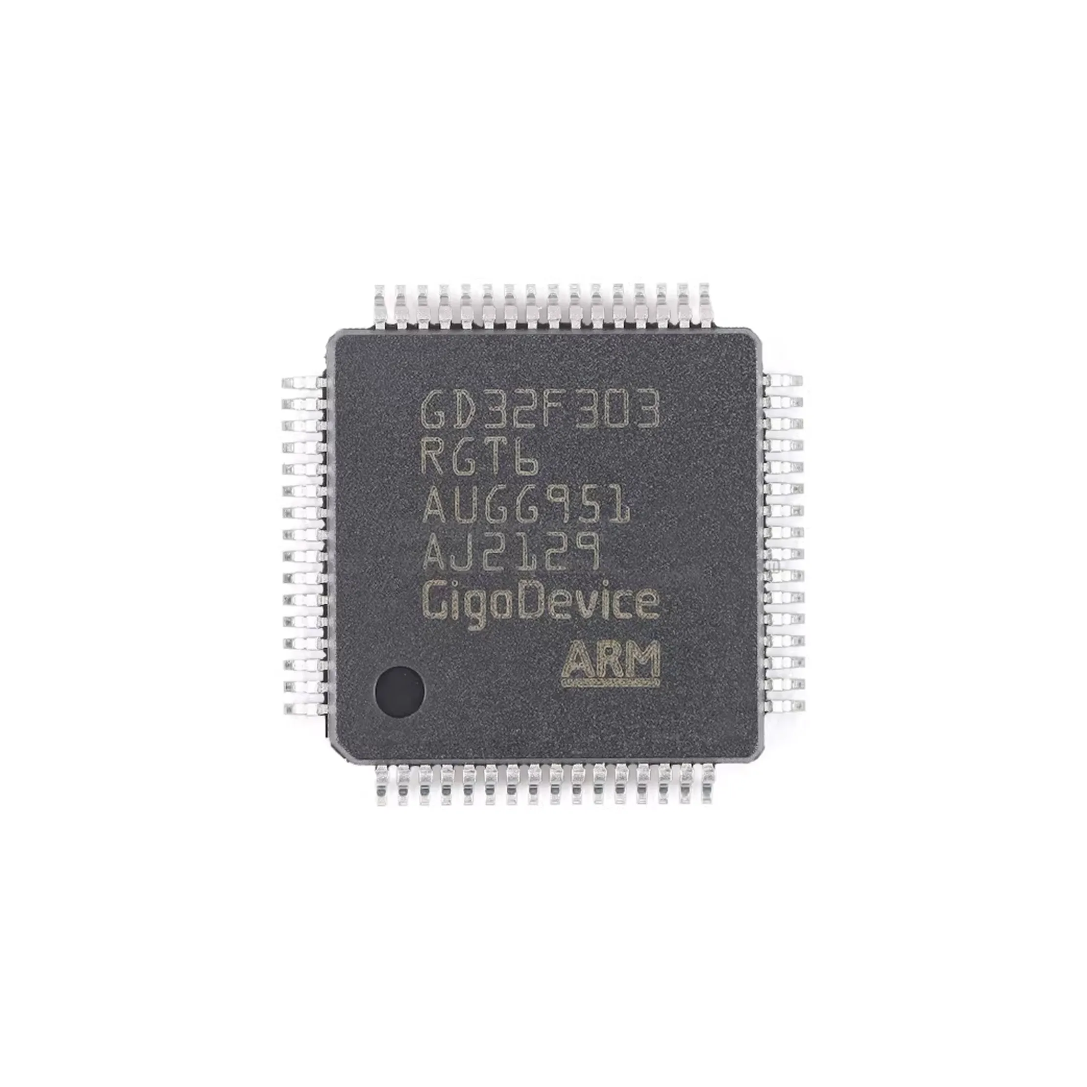 2pcs GD32F303RGT6 LQFP-64 ARM Cortex-M4 32-bit Microcontroller Unit (MCU) Chip - Brand New and Genuine