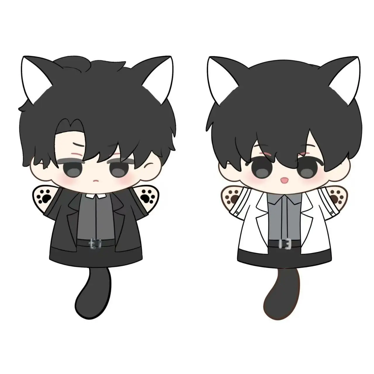 

25CM Anime Omniscient Reader's Viewpoint Yoo Jonghyuk Kim Dokja Hand Puppets Plush Cotton Doll Figures Toy Plushie Fans Gifts