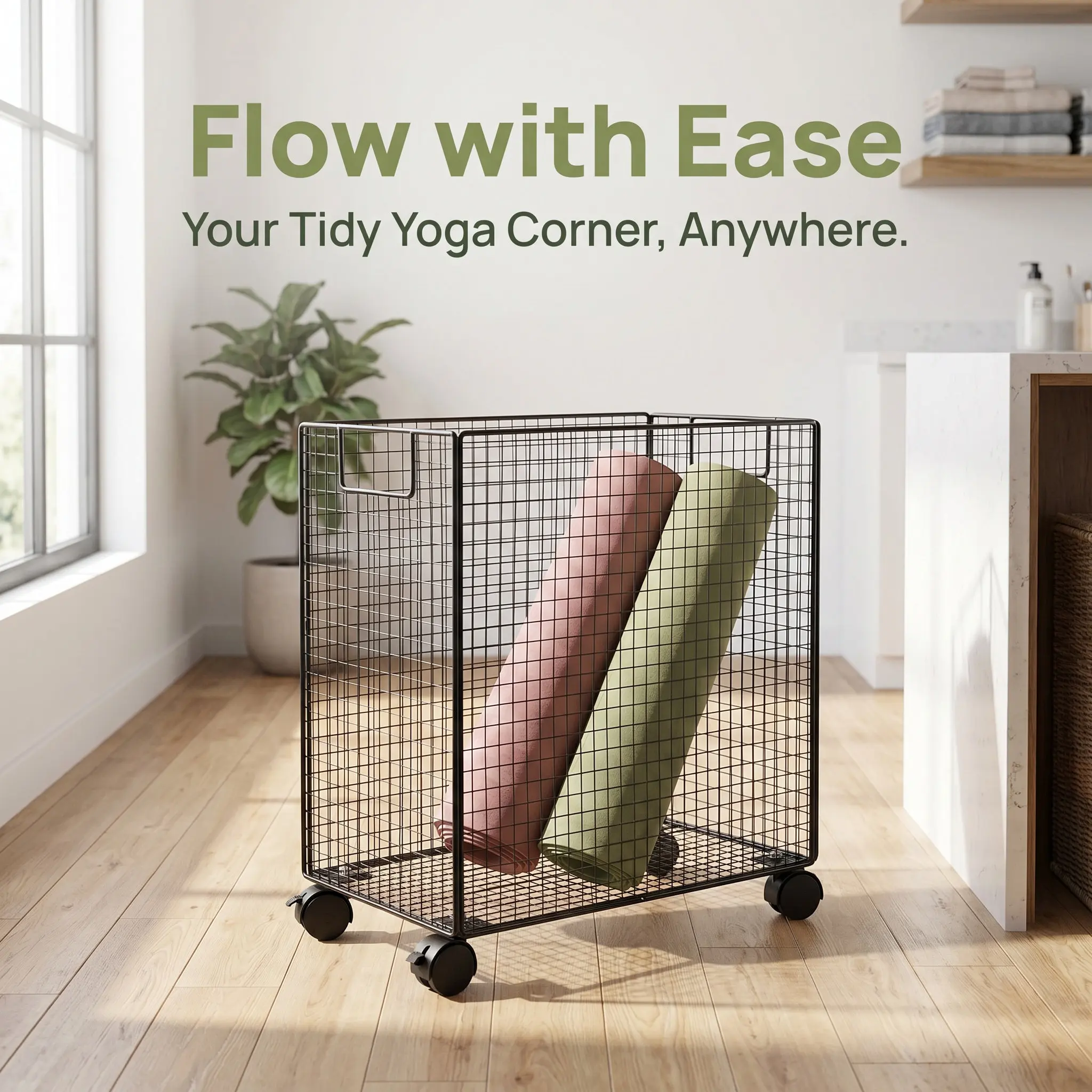 Yoga Mat Storage Rack Heavy Du - Heavy Equipment Gym 评论和价格
