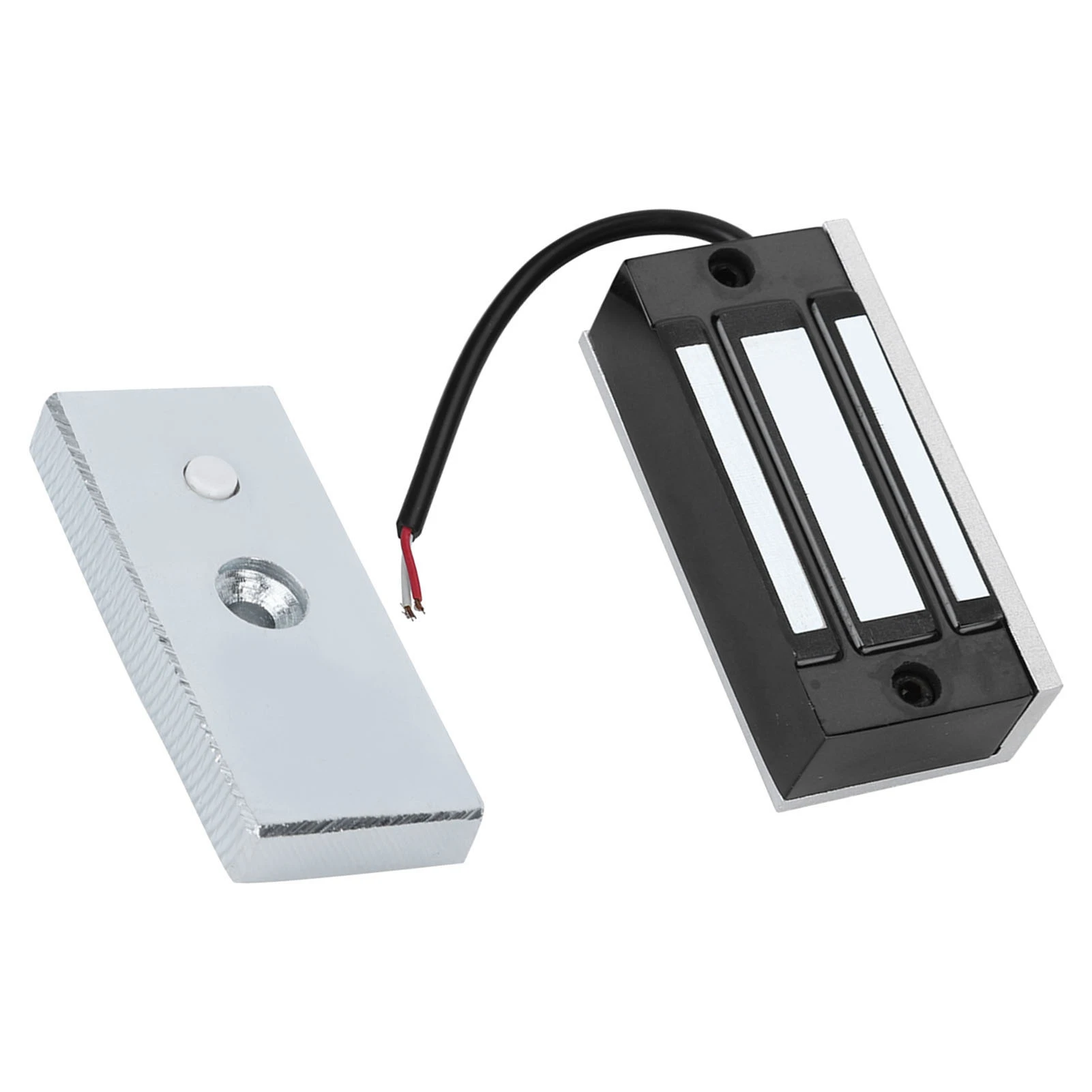 الأمن DC24V قفل كهرومغناطيسي صغير مستقر قفل الباب المغناطيسي الإلكتروني 60 كجم القوة القابضة السلطة على قفل سهلة التركيب #6