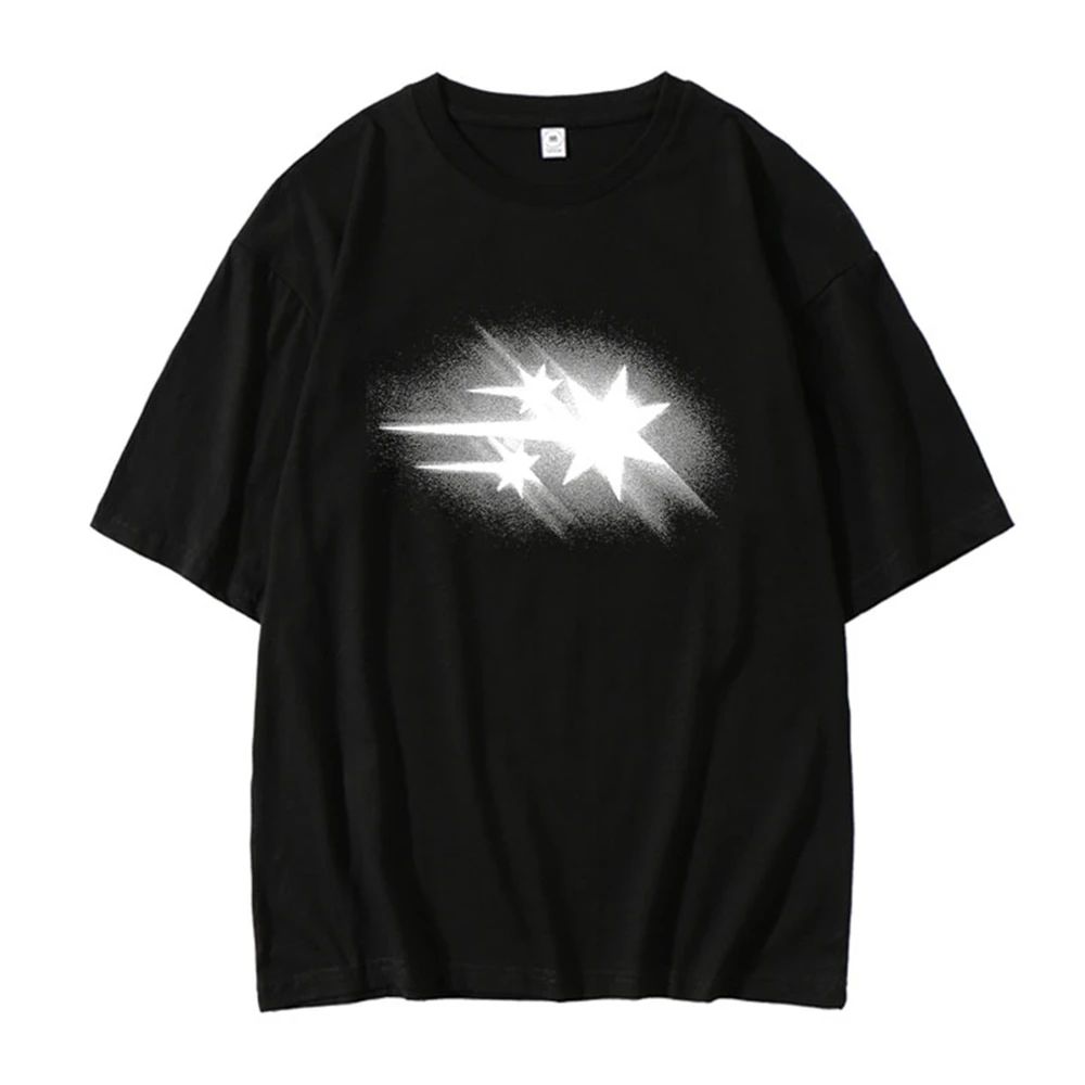 T-shirt w stylu KPOP WONWOO JEONGHAN THE8 nadrukowana moda na co dzień bawełniane krótkie rękawy oddychająca letnia odzież dla kibica prezent