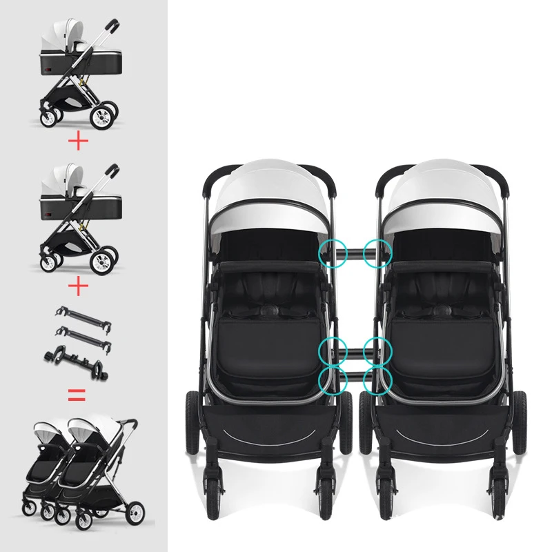 HEBEIER Manufacturers Supplying All Types Of Baby Products New Model Easy Travel  Pram For Twins The New Luxury Baby Stroller