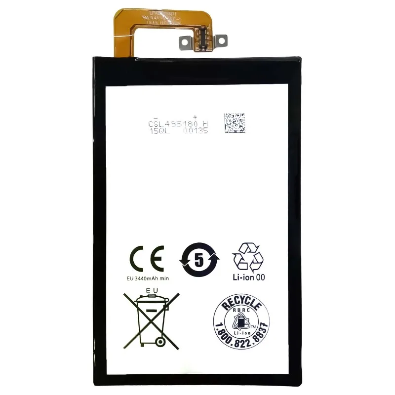 Applicable to BlackBerry Keyone/Mereury BBB100-1/2/3/4/5/7 battery TLP034E1 mobile phone battery,free tool 3.8V 3440mAh
