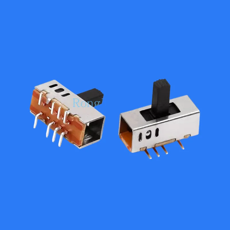 100pcs/ SS-22H02T G8 with ball toggle switch vertical stick double row 8-foot three-speed high temperature resistant toggle swit