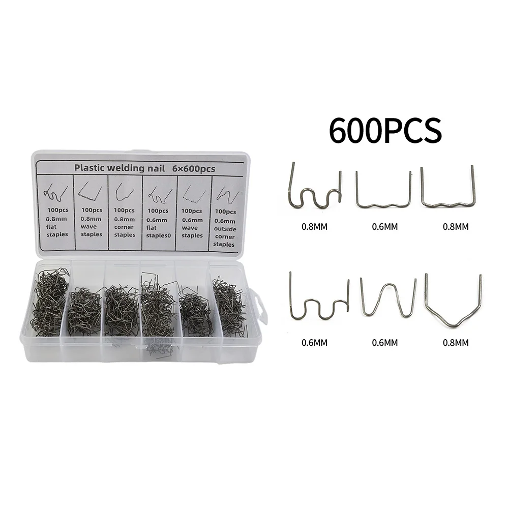 Practical Staples Storage Box Welder Box Staples 600Pcs Popular 600Pcs Accessory Brand New Hot Hot Sale Parts Plastic