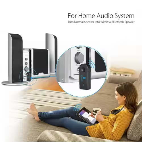 2 in 1 wireless Bluetooth 5.0 receiver 3.5mm jack for car music audio aux A2DP headphone transmitter adapter reciever handsfree - Image 4