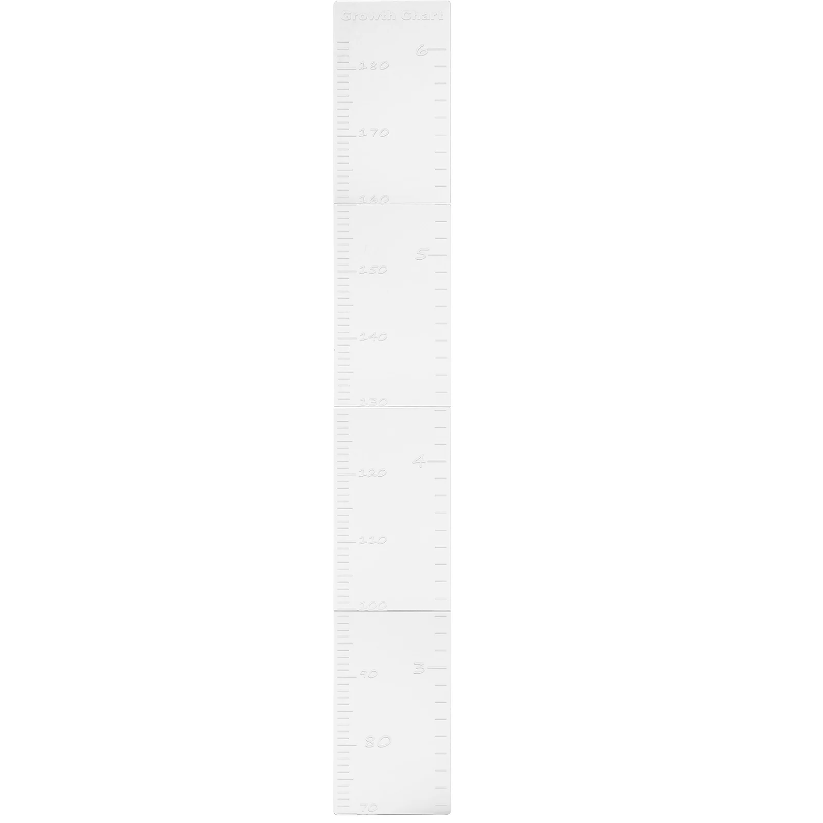 

Height Measurement Sticker Kids Growth Chart Wall Decor Indoor Ruler Acrylic Material Easy Clean Home Design Practical Tool