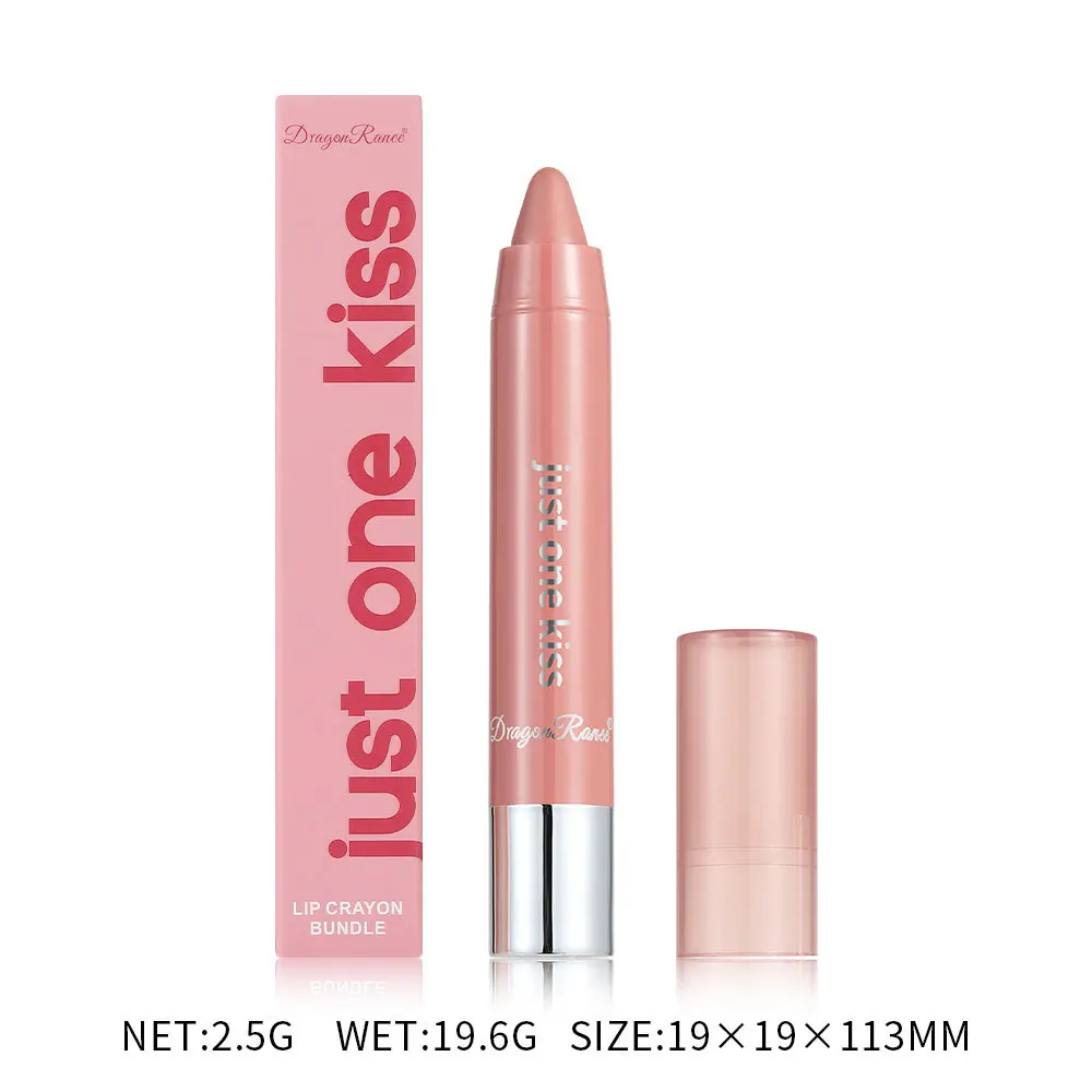 12 สีน้ําลิปสติกปากกาสีชมพู Mirror Jelly Lip GLOSS Long Lasting Moisturizing Lip Liner Crayon ดินสอแต่งหน้า Se